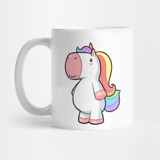 Kawaii unicorn standing Mug